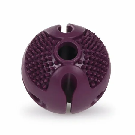 P/Face Planet Natural Rubber Treat Ball Dog Toy