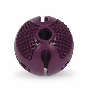 P/Face Planet Natural Rubber Treat Ball Dog Toy