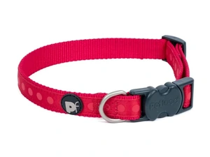 Petface Red Tonal Dots Dog Collar Large