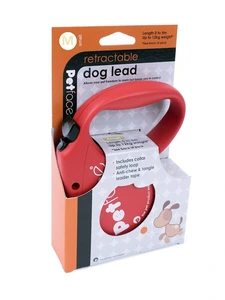 P/Face Retractable Dog Lead - MED