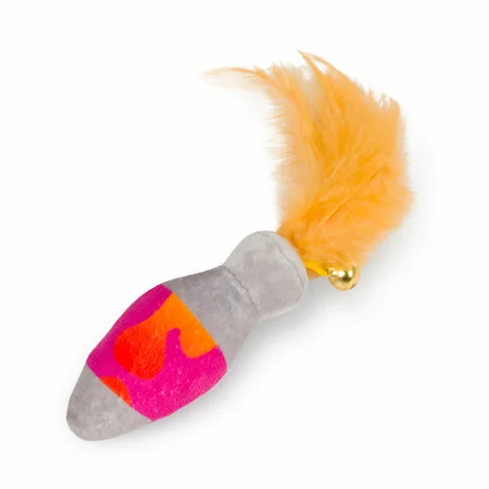 P/Face Retro Plush Lava Lamp Cat Toy