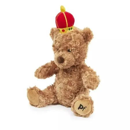 Petface Royal Bertie Bear Plush Dog Toy
