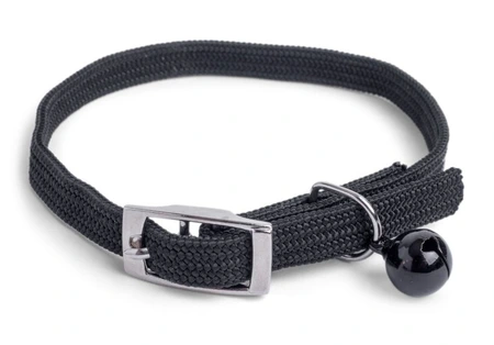 Petface Stretch Nylon Cat Collar - Black