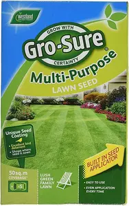 Westland Gro-Sure Multi Purpose Lawn Seed 50m²