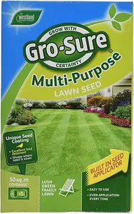 W/Land Gro-Sure Multi Purpose Lawn Seed 50m2