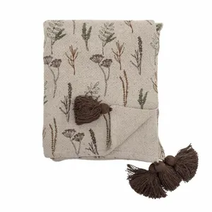 Pyle Throw, Nature, Recycled Cotton