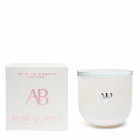 Rose Quartz Crystal 340g Candle