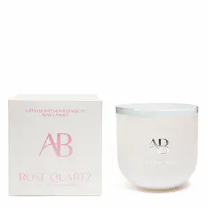 Rose Quartz Crystal 340g Candle