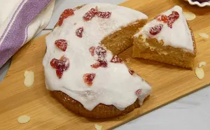 Ruby's Cherry & Almond Sponge