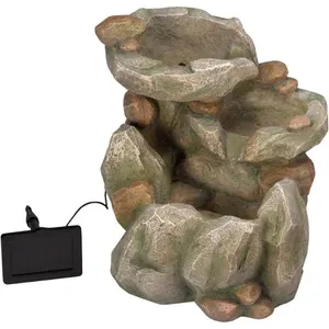 S/G Solar Water Feature Rock Fall