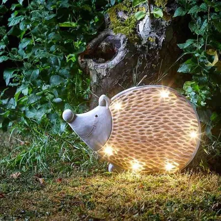 S/G Woodstone In-Lit Hedgehog