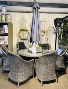 Tom Chambers Oyster Bay 6 Seat Dining Set Drift