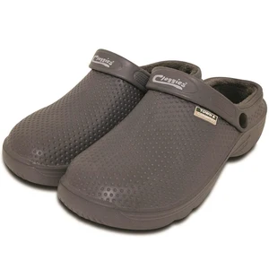 T&C Fleecy Eva Cloggies Charcoal Size 4 - image 1