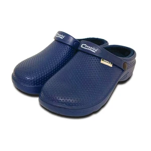 T&C Fleecy Eva Cloggies Navy Size 4 - image 1