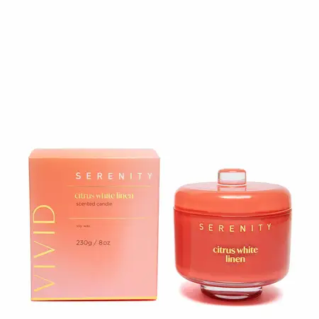 Vivid - Citrus White Linen Candle