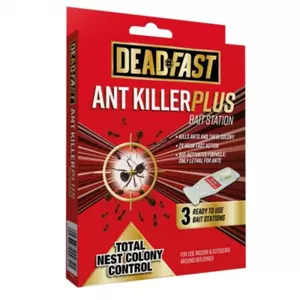 W/Land Deadfast Ant Killer Plus Bait Station 3x4g