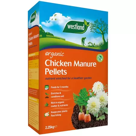W/Land Organic Chicken Manure Pellets 2.25kg +20% EF