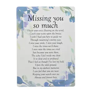 W B & Co Graveside Memorial Cards - Missing You So Much