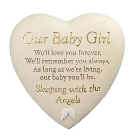 Widdop Thought Of You Graveside Heart Memorial - Our Baby Girl
