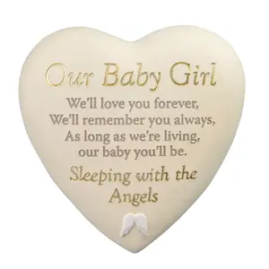 Widdop Thought Of You Graveside Heart Memorial - Our Baby Girl