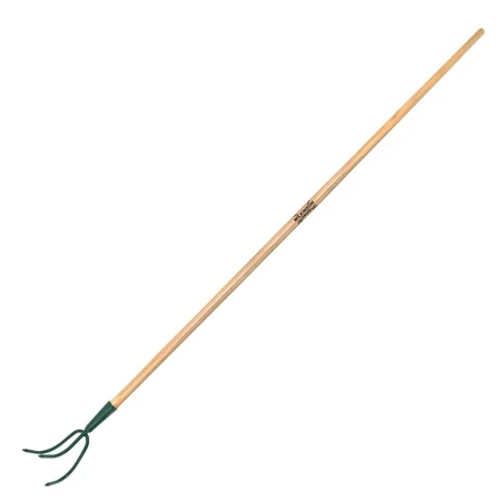 W/Sword Carbon Steel 3 Prong Cultivator