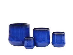 Allegra Blue Pot 16Cm
