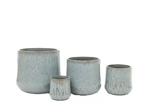 Allegra Grey Pot 16Cm