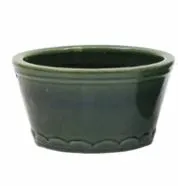 Clara Low Pot Green 38CM