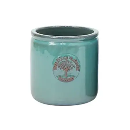 Edwin Cylin Turquoise Pot 19Cm