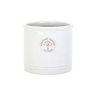 Heritage Cylinder White 20Cm