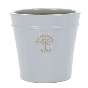 Heritage Pot Pastel Grey 20Cm