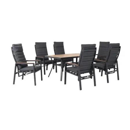Panama Reclining 6 Seat Dining Set