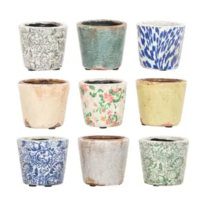Vintage Pattern Pot 1