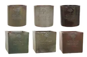 Warwick Rustic Cylinder Pot 20cm