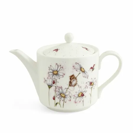 Teapot 2pt (mouse & flower)