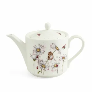 Teapot 2pt (mouse & flower)