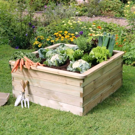 ZOL Sleeper Raised Bed 0.9m x 0.9m x 0.45m