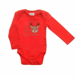 My First Christmas Reindeer Bodysuit - 0-3 months