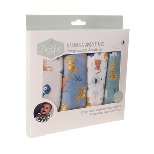 Savanna Animals Bib Set - image 1